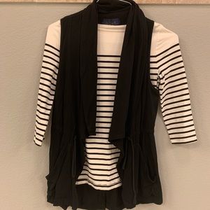 Francesca's adjustable drapey vest